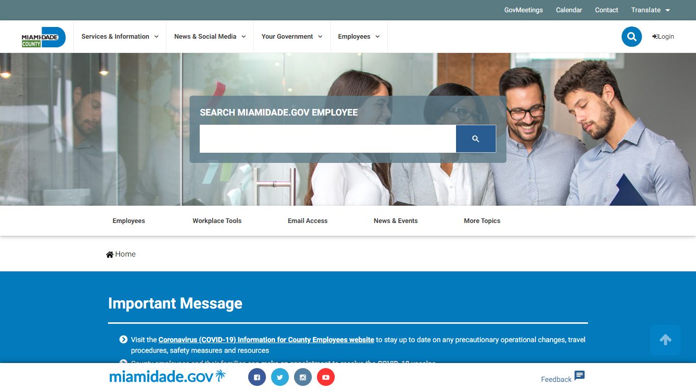 Employee Portal - Miami-Dade County